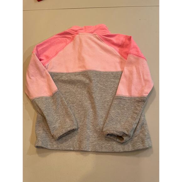 Carter's Pink and Gray 1/4 zip girls pullover 2T - Picture 2 of 4